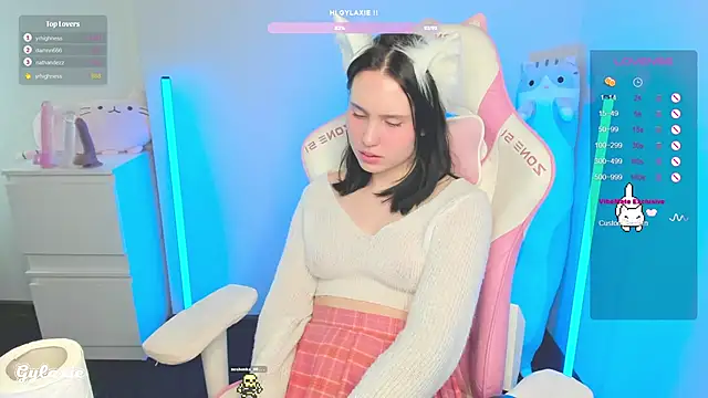 Snapshot of Gylaxie chatting on 02.28.25 Gylaxie online show from 02.28.25