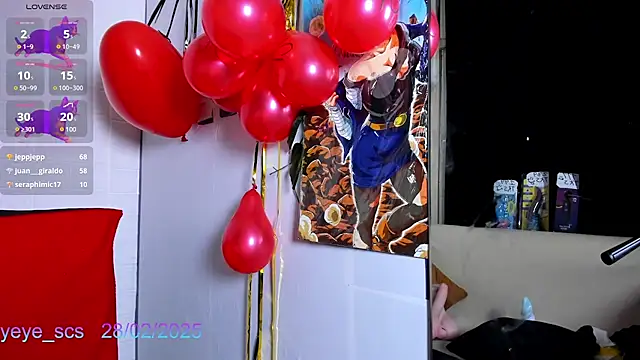 Snapshot of Yeye_scs chatting on 02.28.25 Yeye scs online show from 02.28.25