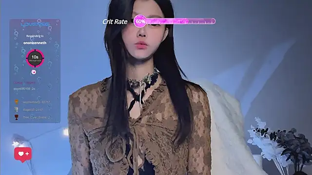 Snapshot of O0_0Q chatting on 01.02.25 O0 0Q online show from 01.02.25