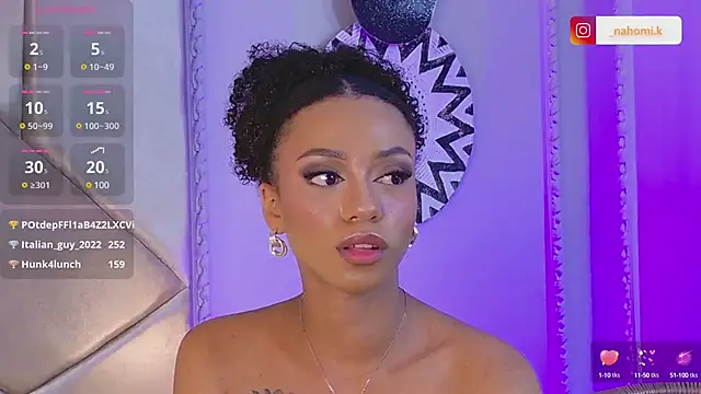 Nahomi King online show from 02.14.25