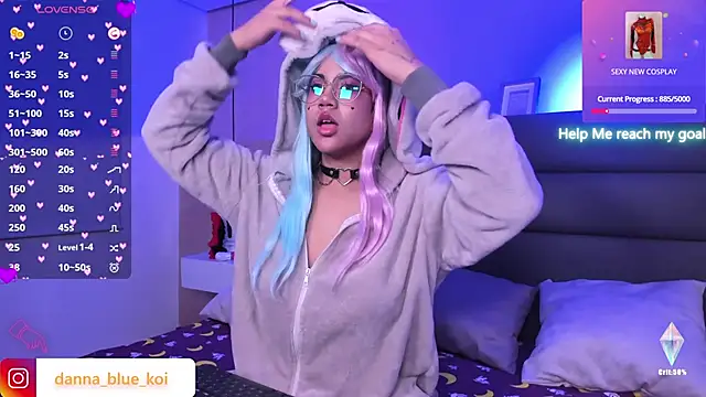 Snapshot of blue_koi chatting on 01.02.25 blue koi online show from 01.02.25