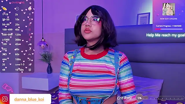 Snapshot of blue_koi chatting on 01.19.25 blue koi online show from 01.19.25