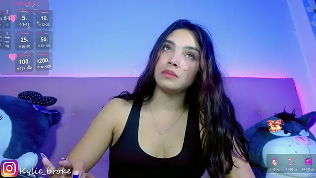 Snapshot of Kylie_brokee chatting on 01.26.25 Kylie brokee online show from 01.26.25