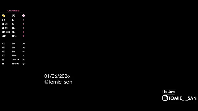 tomie san online show from 06.01.26