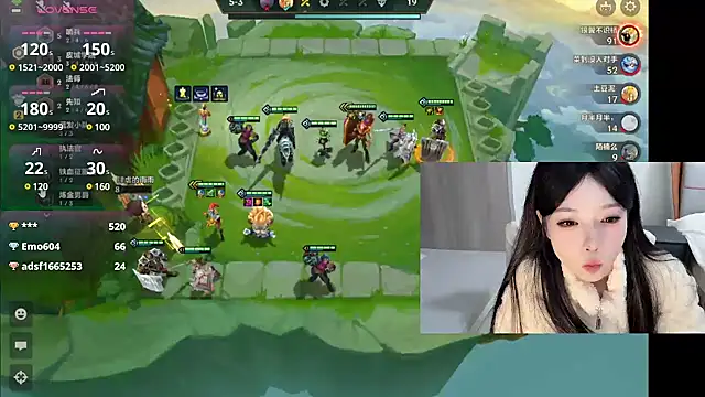 Snapshot of Q-ing chatting on 01.10.25 Q-ing online show from 01.10.25