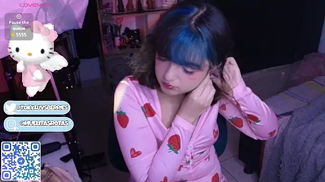 Snapshot of meraki_fraise chatting on 06.10.26 meraki fraise online show from 06.10.26