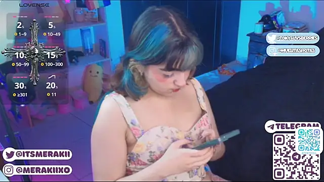 Snapshot of meraki_fraise chatting on 07.16.26 meraki fraise online show from 07.16.26