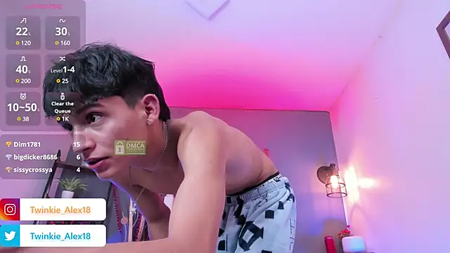 Twinkie-Alex18 online show from 02.28.25