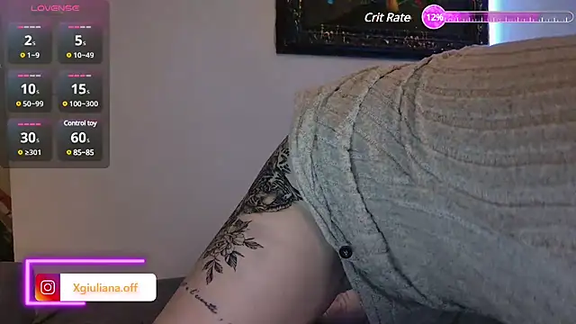 Snapshot of Giuliana_baby chatting on 02.24.25 Giuliana baby online show from 02.24.25