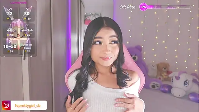 Snapshot of urfavprettygirl chatting on 02.02.25 urfavprettygirl online show from 02.02.25