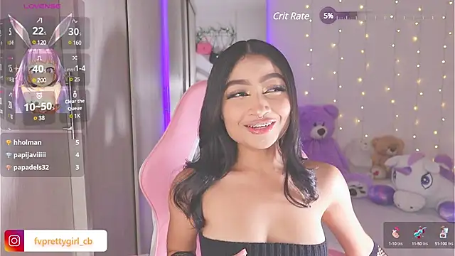 Snapshot of urfavprettygirl chatting on 02.10.25 urfavprettygirl online show from 02.10.25