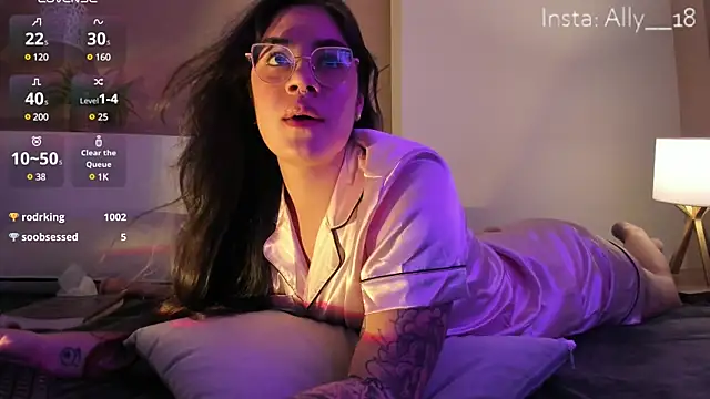 Ally addams online show from 02.11.25