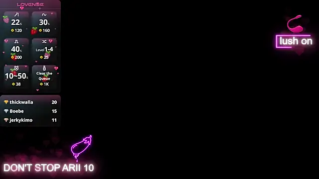 Arii vega  online show from 02.07.25