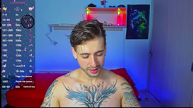 Snapshot of Ares_blue chatting on 05.27.26 Ares blue online show from 05.27.26