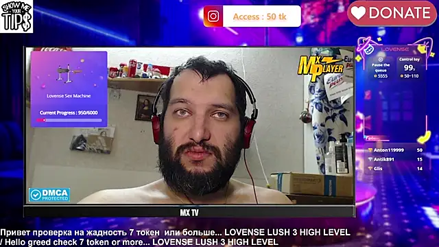 BISEXGOOD777 online show from 05.07.26
