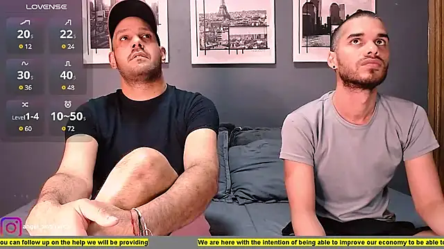Snapshot of angelandfranco chatting on 03.20.25 angelandfranco online show from 03.20.25