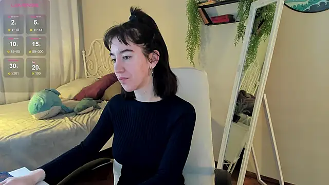 Snapshot of Belle_Via chatting on 01.19.25 Belle Via online show from 01.19.25