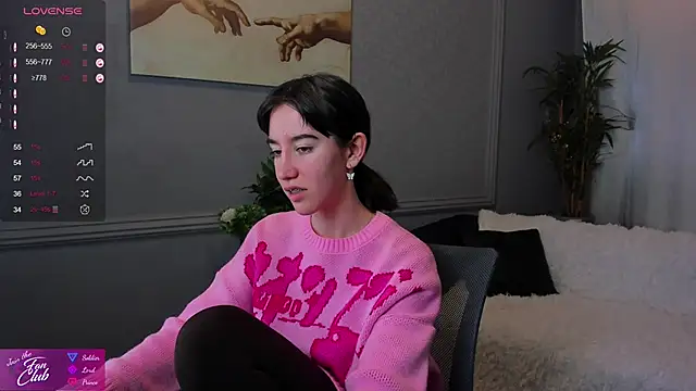 Snapshot of Belle_Via chatting on 01.22.25 Belle Via online show from 01.22.25