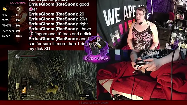 Snapshot of Rae-Suon chatting on 04.16.26 Rae-Suon online show from 04.16.26