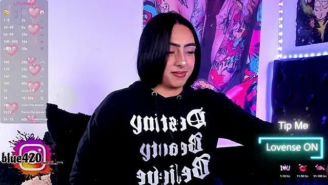 Skyler  blue4 online show from 12.20.25