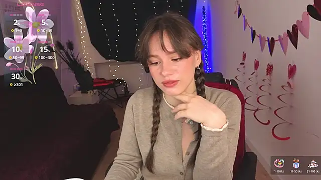 Snapshot of Emillias chatting on 03.07.26 Emillias online show from 03.07.26