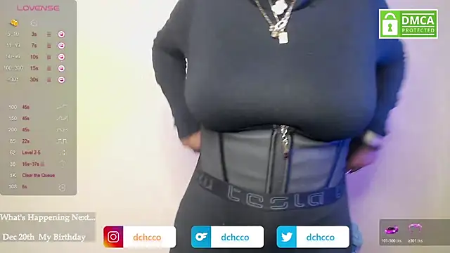 Snapshot of dchcco chatting on 12.15.25 dchcco online show from 12.15.25