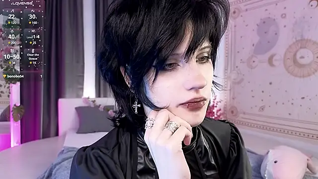 Snapshot of dark_vamp_ chatting on 03.08.25 dark vamp  online show from 03.08.25