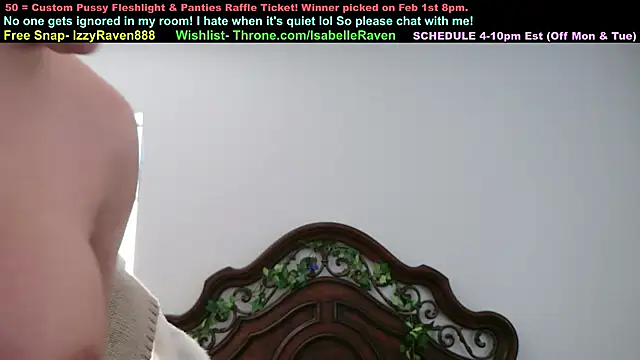 Snapshot of IsabelleRaven chatting on 02.11.26 IsabelleRaven online show from 02.11.26