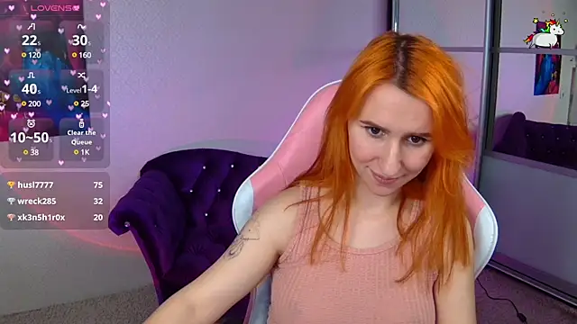 Snapshot of AliceBYKiss chatting on 01.29.25 AliceBYKiss online show from 01.29.25