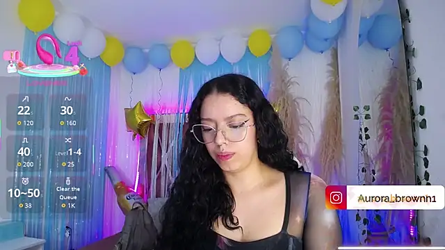 Snapshot of Aurora_Brownn chatting on 10.06.25 Aurora Brownn online show from 10.06.25