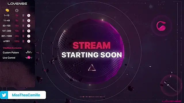 Snapshot of MissTheaCamille chatting on 02.09.25 MissTheaCamille online show from 02.09.25