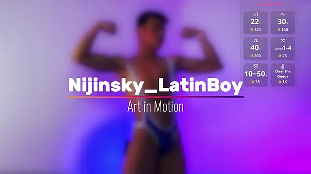 Nijinsky LatinBoy online show from 06.03.26
