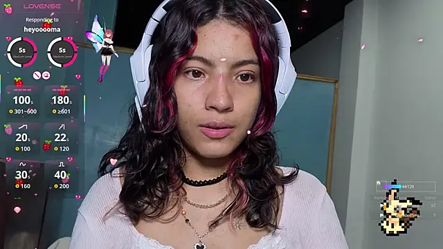 Snapshot of Lovelyamyy chatting on 10.07.25 Lovelyamyy online show from 10.07.25