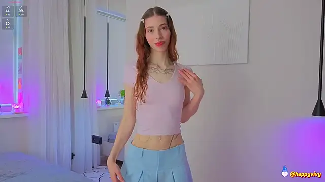 Snapshot of HappyVivy chatting on 10.01.25 HappyVivy online show from 10.01.25