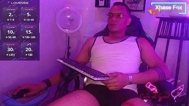 Snapshot of XhaseFoX chatting on 02.13.25 XhaseFoX online show from 02.13.25