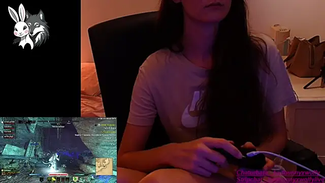 Snapshot of BadBunnyXWolfyLive chatting on 09.21.25 BadBunnyXWolfyLive online show from 09.21.25