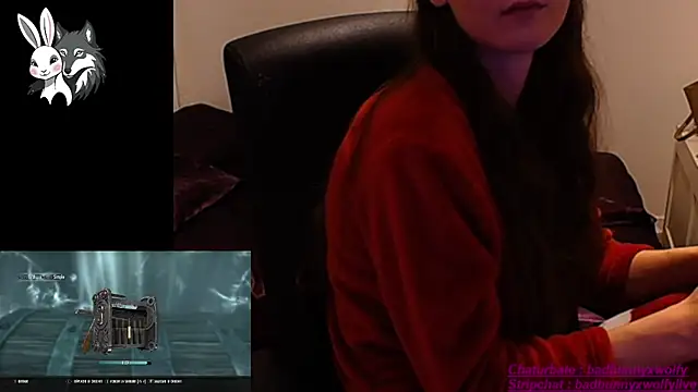 Snapshot of BadBunnyXWolfyLive chatting on 10.14.25 BadBunnyXWolfyLive online show from 10.14.25