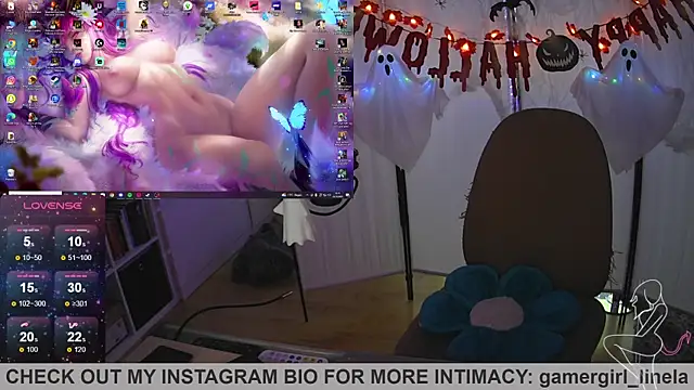 Gamergirl-Linela online show from 10.23.25