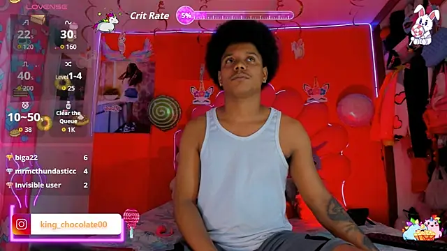 Snapshot of king_chocolatexxx chatting on 11.13.25 king chocolatexxx online show from 11.13.25