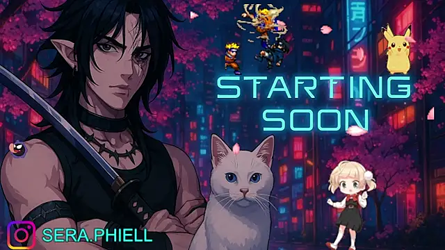 Seraphiell online show from 10.07.25