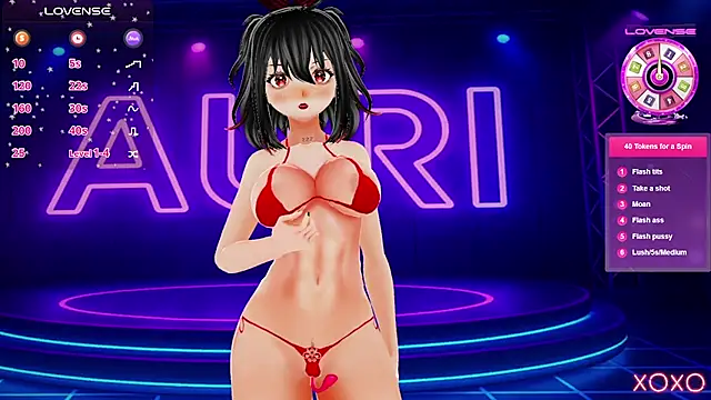 Auri Hikaru online show from 11.12.25