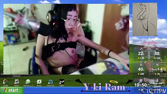 Snapshot of YukiRam chatting on 06.10.26 YukiRam online show from 06.10.26