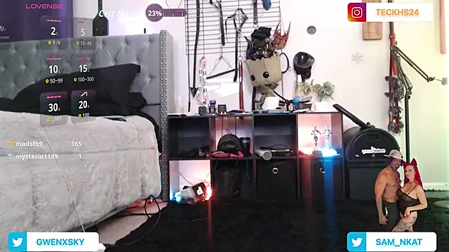 Snapshot of SamXTeck chatting on 06.29.26 SamXTeck online show from 06.29.26