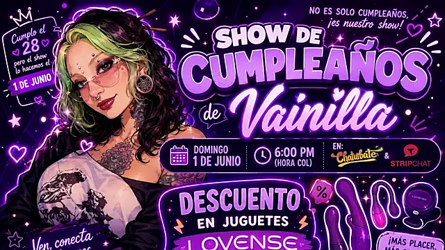 vainilla doll online show from 06.02.26