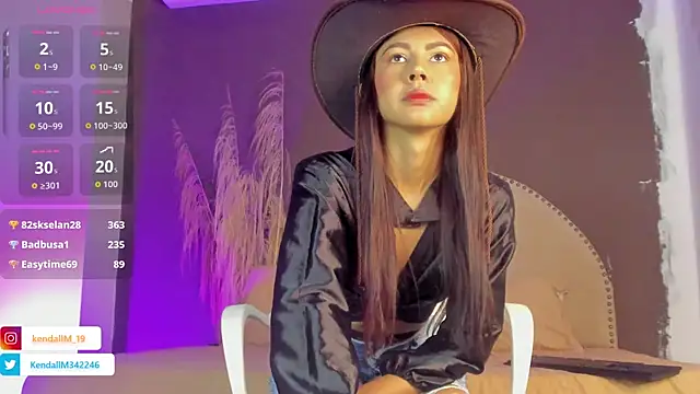  Kendall 19 online show from 11.08.25