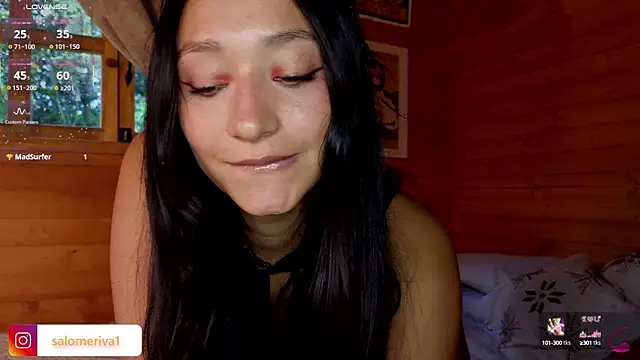 Snapshot of salome_rv chatting on 10.01.25 salome rv online show from 10.01.25