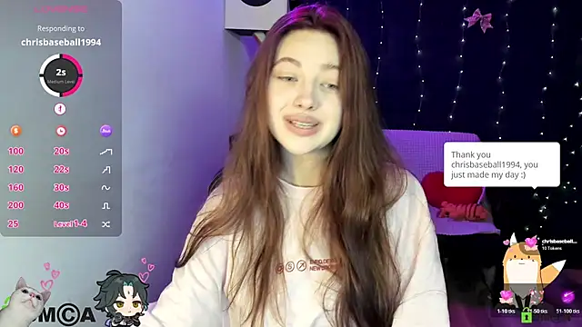 Snapshot of AmourLily chatting on 07.20.26 AmourLily online show from 07.20.26