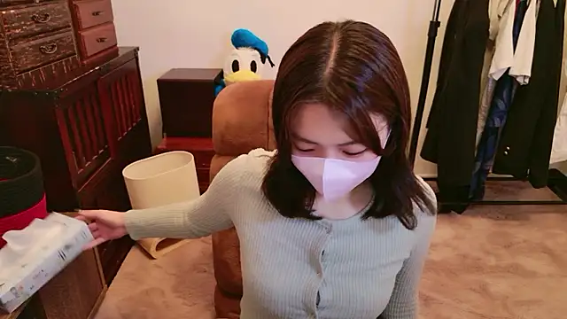 Snapshot of Fuwa_chan chatting on 10.10.25 Fuwa chan online show from 10.10.25