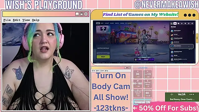 nevermakeawish online show from 02.20.26