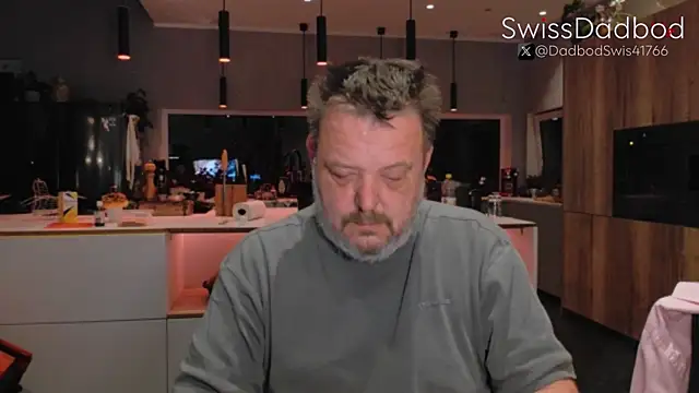 Snapshot of SwissDadbod chatting on 09.30.25 SwissDadbod online show from 09.30.25